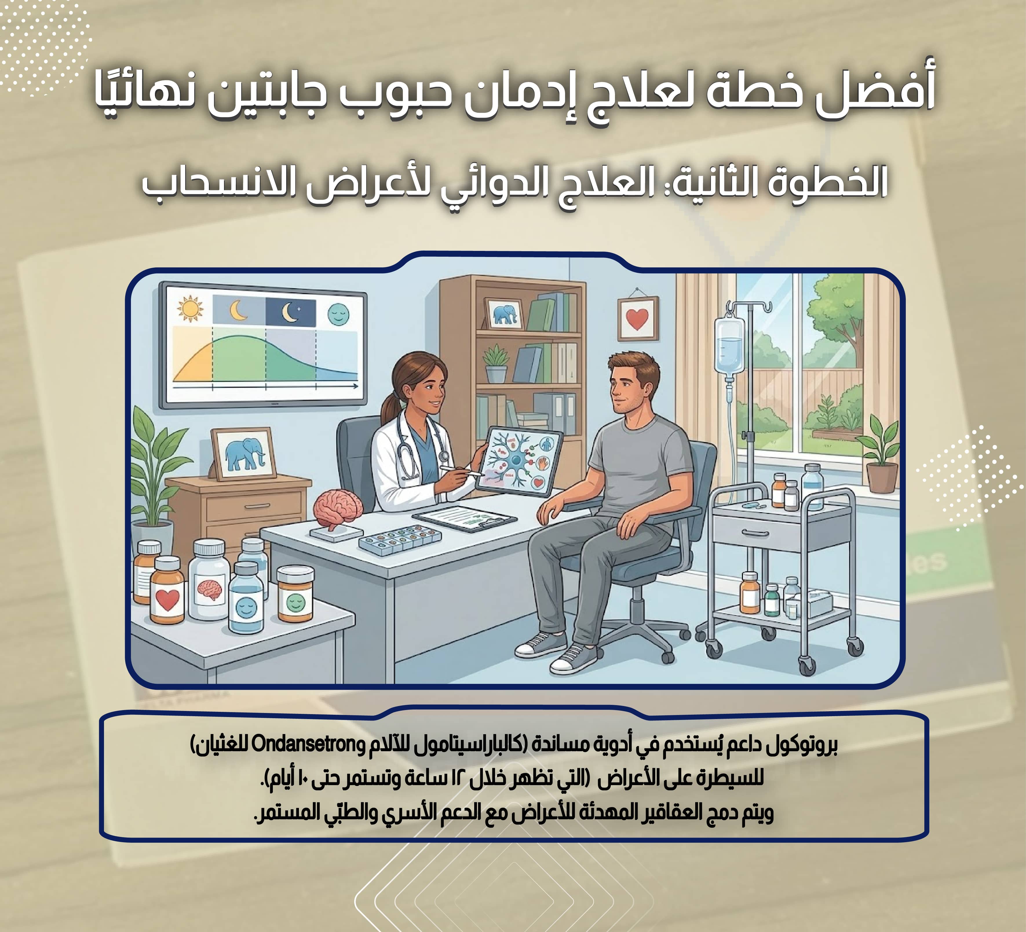 أفضل خطة لعلاج إدمان حبوب جابتين نهائيًا الخطوة الثانية العلاج الدوائي لأعراض الانسحاب